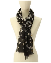 Coach Women's Daisy Cluster Printed Oblong Scarf