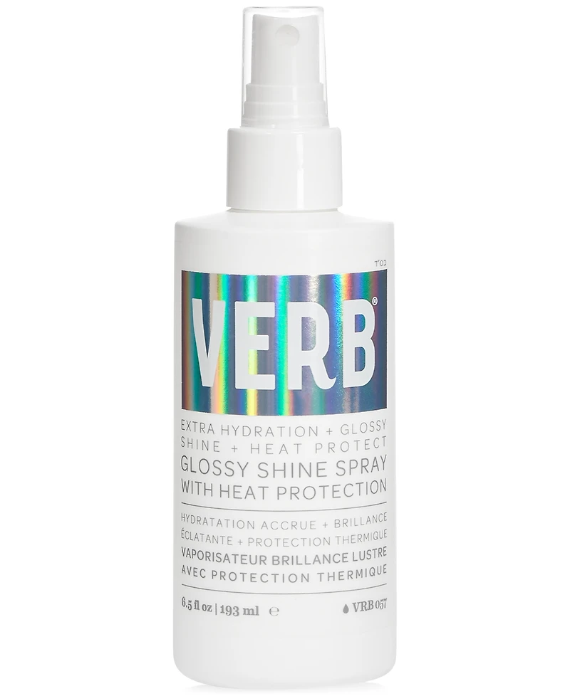 Verb Glossy Shine Spray With Heat Protection, 6.5 oz.