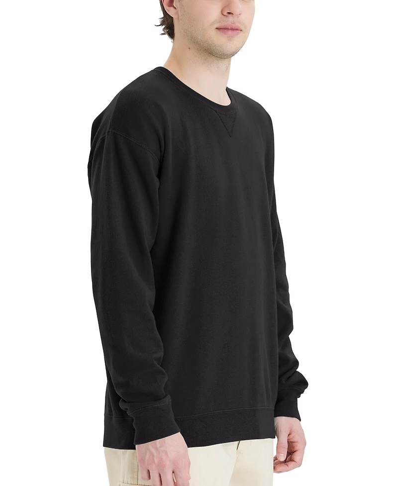 Hanes Unisex Garment Dyed Fleece Sweatshirt