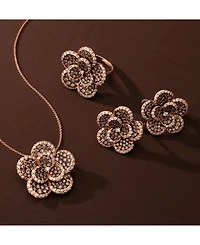 Le Vian Chocolate Diamond & Nude Diamond Flower Statement Ring (2-3/8 ct. t.w.) in 14k Rose Gold