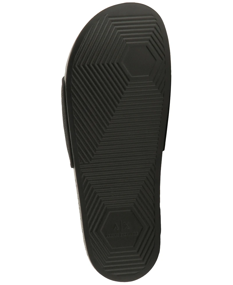 A|X Armani Exchange Men's Mykonos Slide Sandals