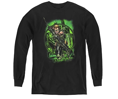 Justice League Boys of America Youth My Sight Long Sleeve Sweatshirts