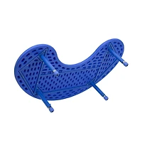 35"W X 65"L Half-Moon Plastic Height Adjustable Activity Table