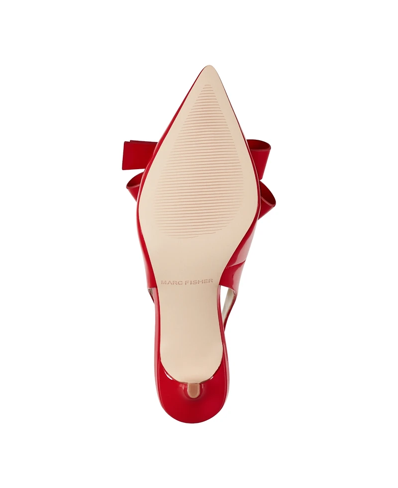 Marc Fisher Women's Allon Bow Slingback Pumps