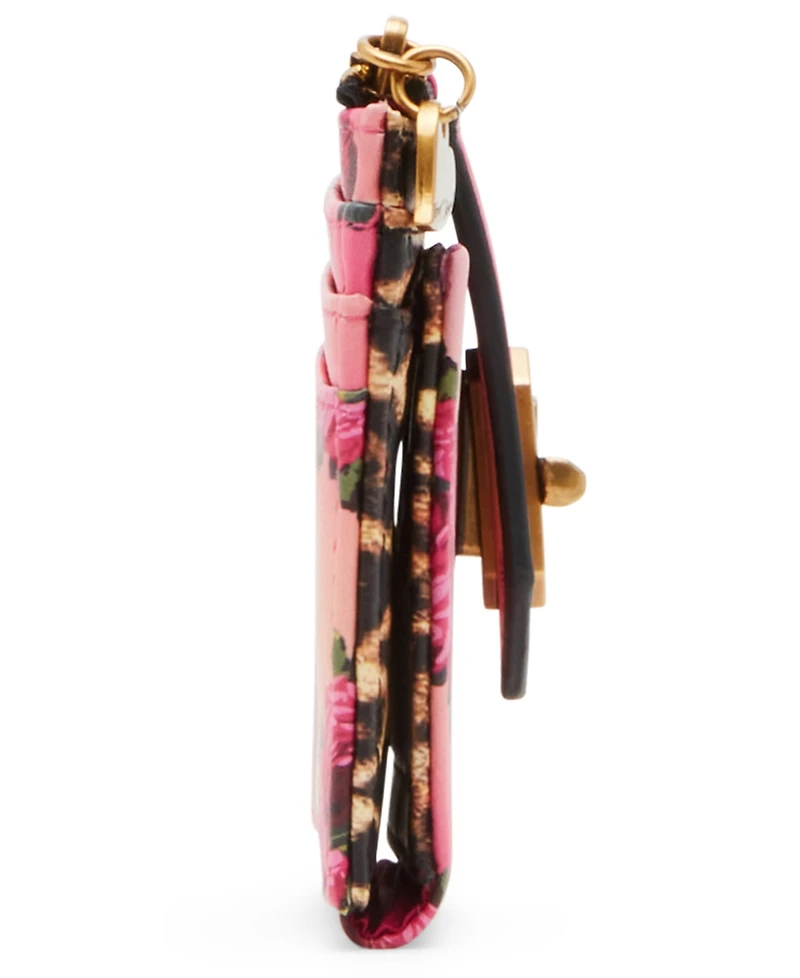 Betsey Johnson Leopard Floral Bifold Wallet