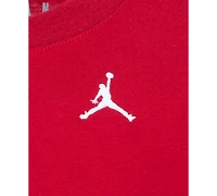 Jordan Boys 2T-7 Jumpman Air Embroidered Short Sleeve T-Shirt