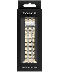Coach Women's Two Tone Stainless Steel Apple Strap 38mm/40mm/41mm