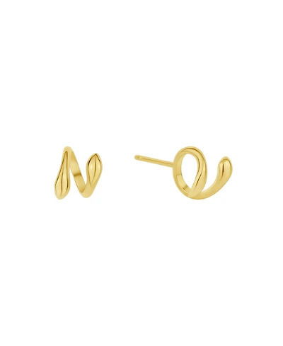And Now this 18K Gold Plated Ear bud Holder Earring