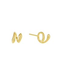 And Now this 18K Gold Plated Ear bud Holder Earring