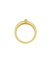 And Now This Cubic Zirconia Double Band Ring
