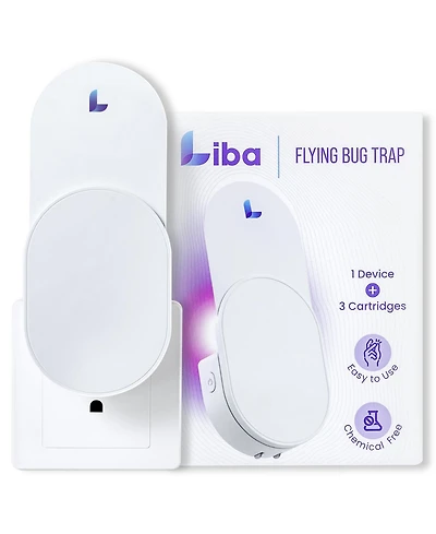 LiBA Plug-in Electric Bug Zapper Mosquito Flying Insect Trap - 3 Refills