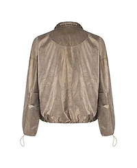 Nocturne Women's Bronze Metallic Jacket
