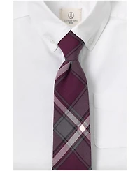 Lands' End Men's School Uniform Adult Plaid To Be Tied Tie