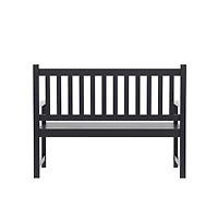 Andover Indoor/Outdoor Patio Bench/Dual-Person Loveseat With Slatted Acacia Wood Design For Use Sunroom, Backyard, Porch, Or Garden