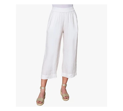 Stella Carakasi Women's Pull On Linen City Pants
