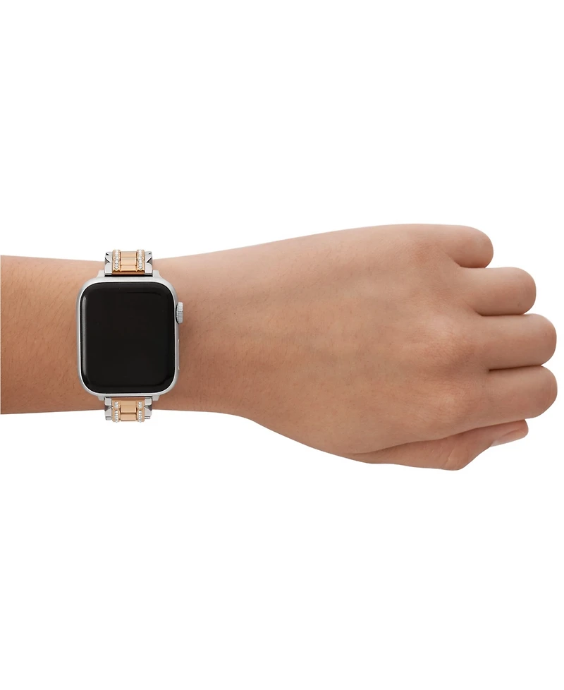 Kate Spade New York Women's two-tone stainless steel band for apple watch, 38,40,41,42,44,45,49mm