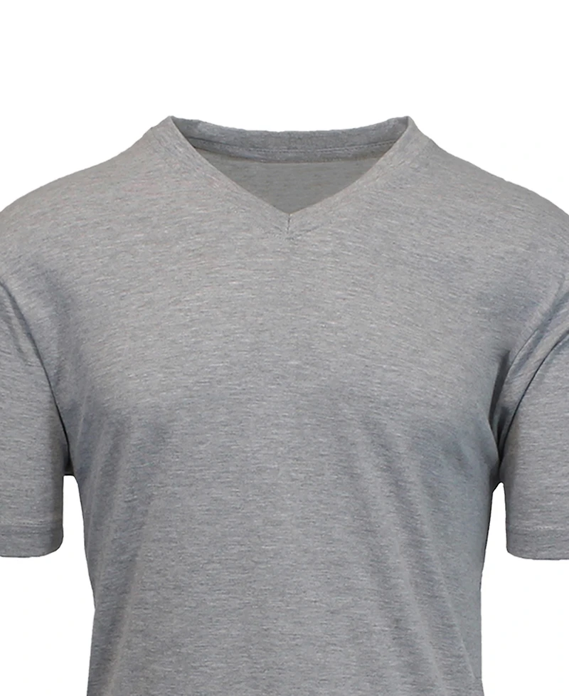 Blue Ice Men's Short Sleeve V-Neck Tee-5 Pack