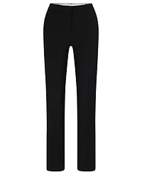 Boss by Hugo Women's Wool Regular-Fit High-Rise Pants