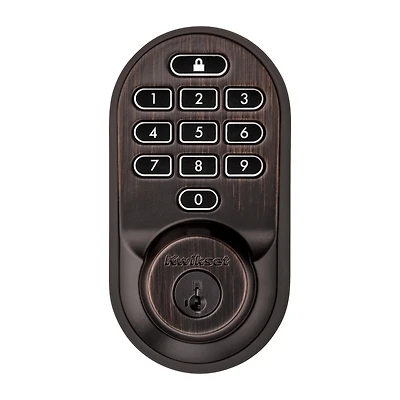 Kwikset Halo Keypad Wi-Fi Smart Lock in Satin Nickel