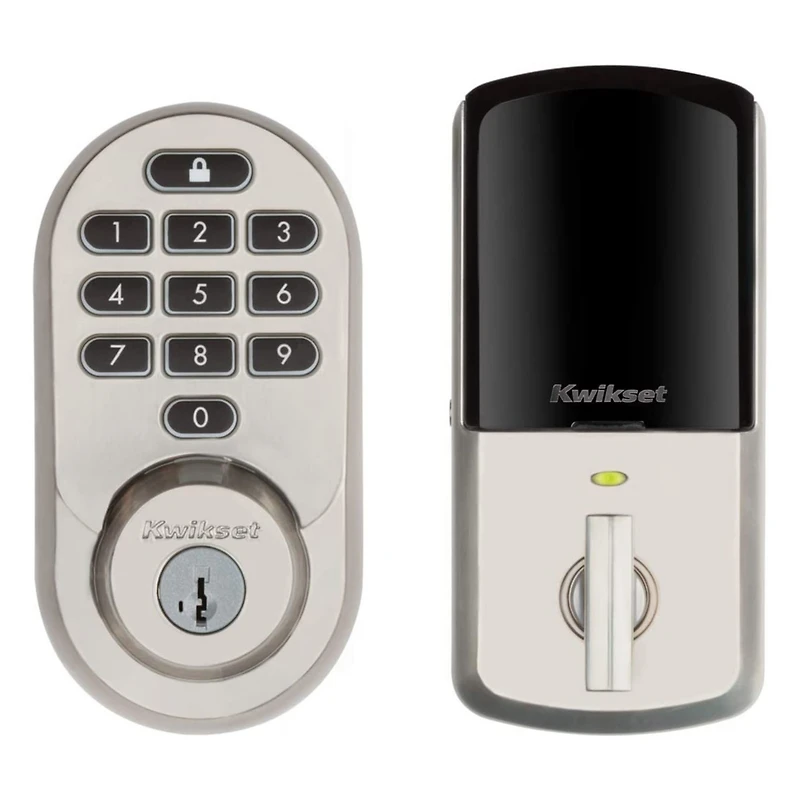 Kwikset Halo Keypad Wi-Fi Smart Lock Satin Nickel