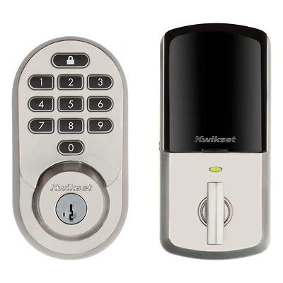 Kwikset Halo Keypad Wi-Fi Smart Lock Satin Nickel
