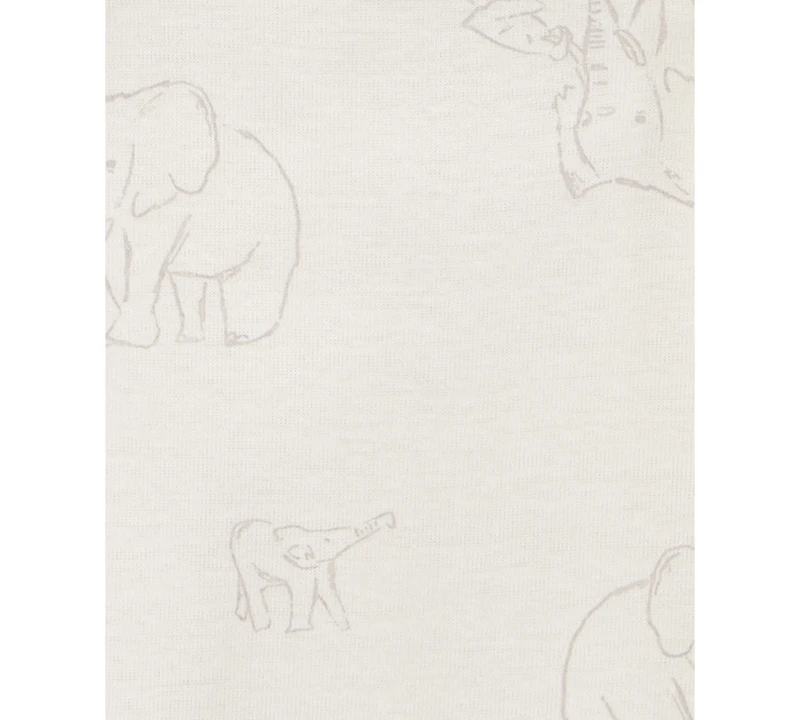 Carter's Baby Short-Sleeve Elephants Bodysuits, Pack of 5