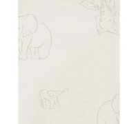Carter's Baby Short-Sleeve Elephants Bodysuits, Pack of 5