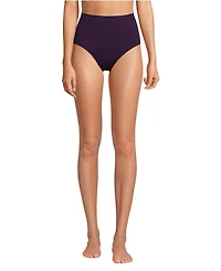 Lands' End Women's Pinchless High Waisted Bikini Bottoms