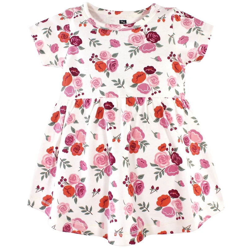 Hudson Baby Girls Essential Cotton Dress and Sweater Collection