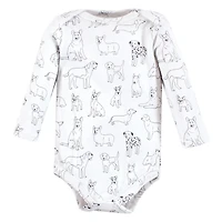 Hudson Baby Boys Long-Sleeve Cotton Bodysuit Collection 7-Piece Set