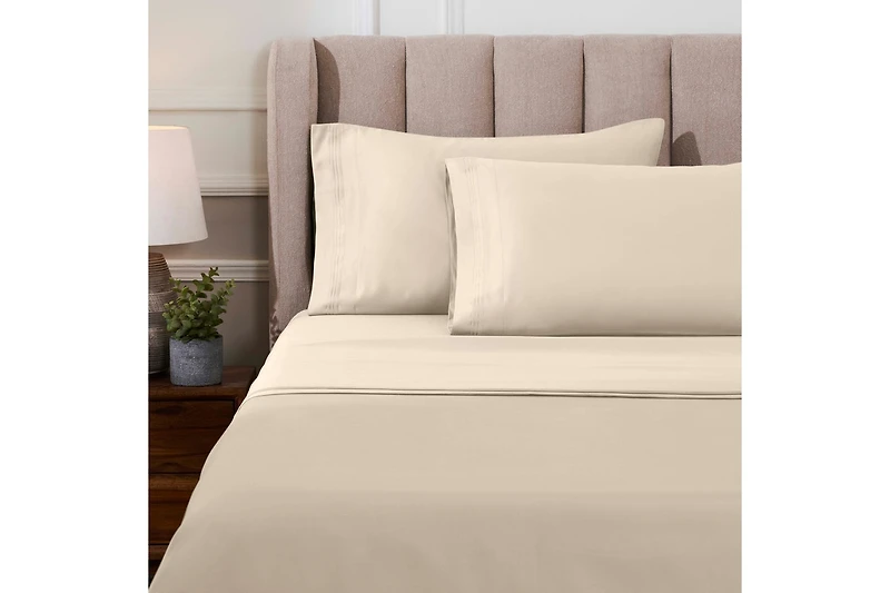 Superior 1000-tc Egyptian Cotton Solid Deep Pocket Sheet Set, California King