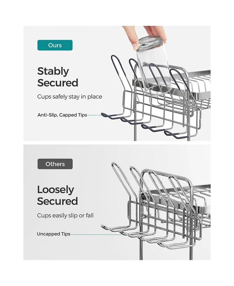 Slickblue 2 Tier Dish Rack