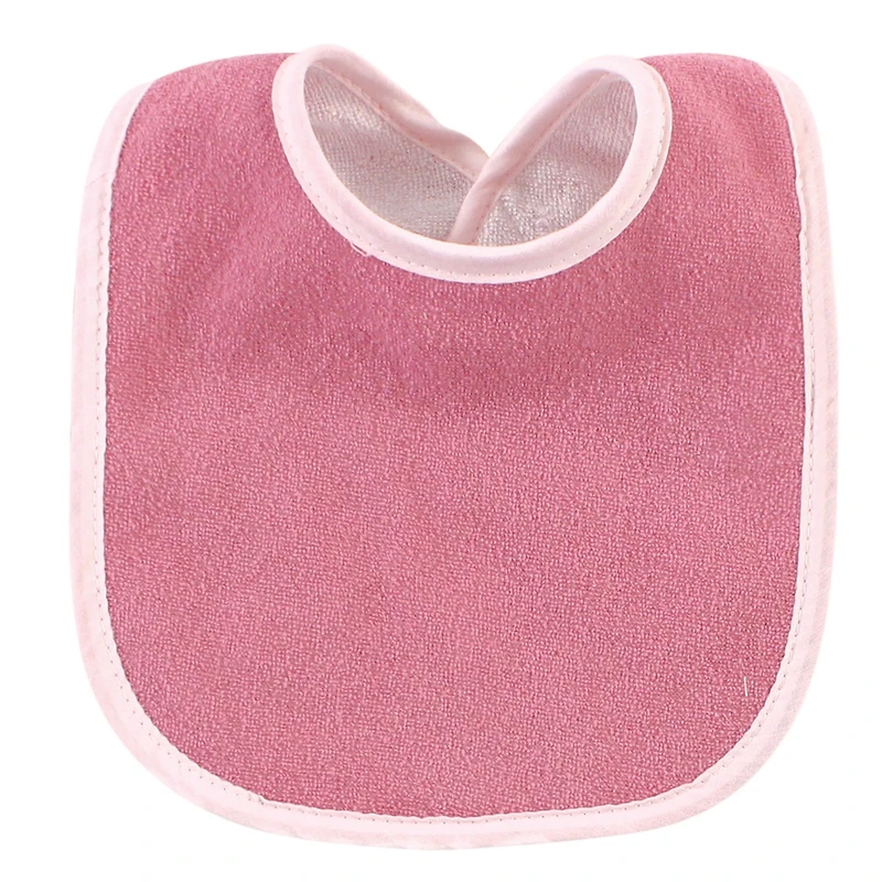 Hudson Baby Girls Cotton and Polyester Bibs