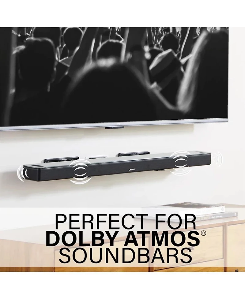Sanus WSBWM1 Extendable Soundbar Mount for Dolby Atmos Soundbars