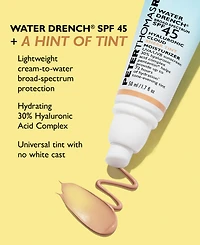 Peter Thomas Roth Water Drench Broad Spectrum Spf 45 Hyaluronic Cloud Sheer Tint Moisturizer, 20 ml