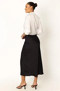 Petal and Pup Women's Nellie Satin Midi Skirt