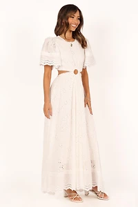 Merletto Cut Out Maxi Women's Dress