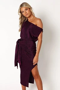 Petal and Pup Womens Santiago Off Shoulder Midi Dress