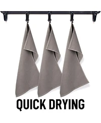 Zulay Kitchen 3 Pack Waffle Weave Kitchen Towels