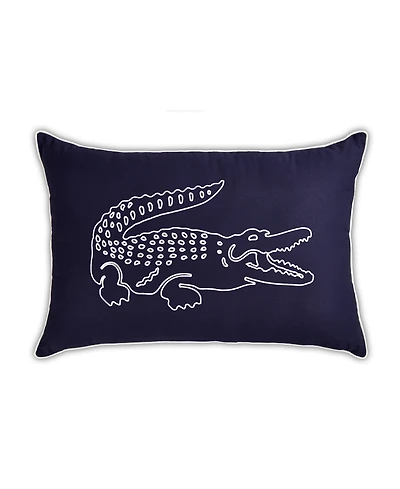Lacoste Home Big Croc Decorative Pillow, 16" x 24"