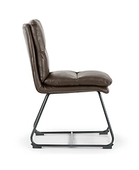 Glamour Home 33" Aulani Iron, Polyester Dining Chair