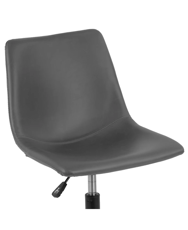 Glamour Home 34" Adan Polyester, Metal Task Chair
