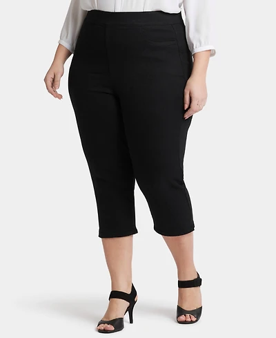 Nydj Plus Dakota Crop Pull-On Jeans