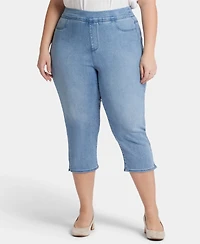 Nydj Plus Dakota Crop Pull-On Jeans