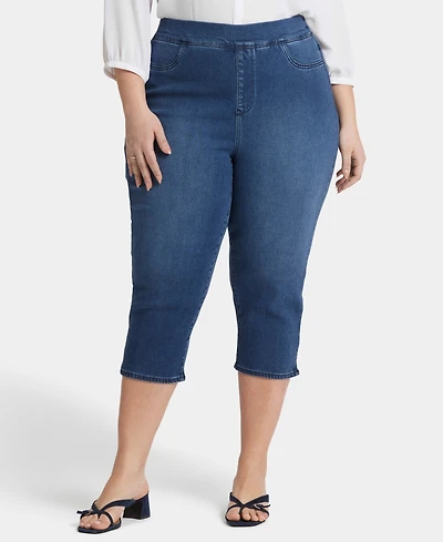 Nydj Plus Dakota Crop Pull-On Jeans