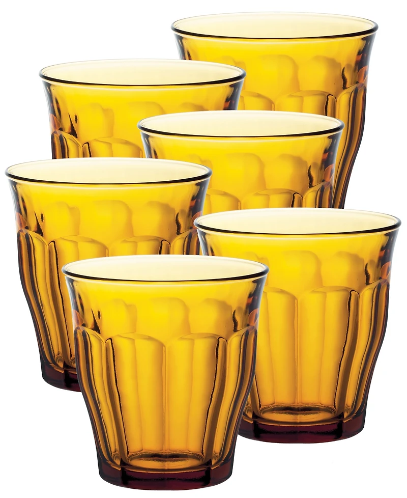 Duralex Picardie Amber Tumbler - 8 3/8 Oz. - Set Of 6