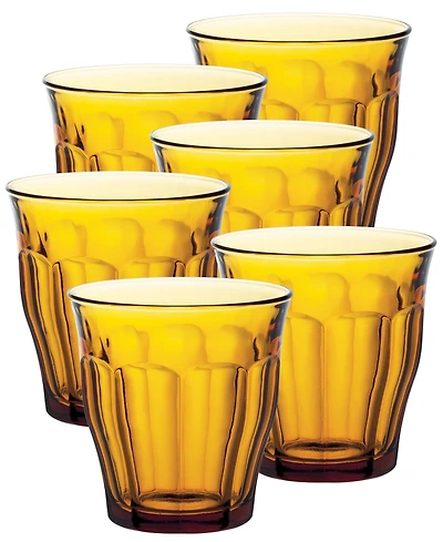 Duralex Picardie Amber Tumbler - 8 3/8 Oz. - Set Of 6