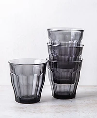 Duralex Picardie Grey Tumbler - 8 3/8 Oz.- Set Of 6