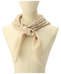 Coach 35" Textured Signature C Printed Silk Square