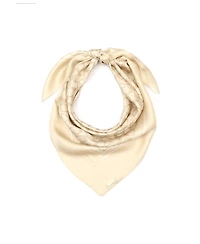 Coach 35" Textured Signature C Printed Silk Square